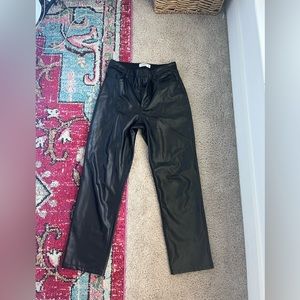 Abercrombie leather pants